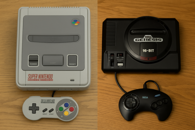 Super Nintendo y Mega Drive